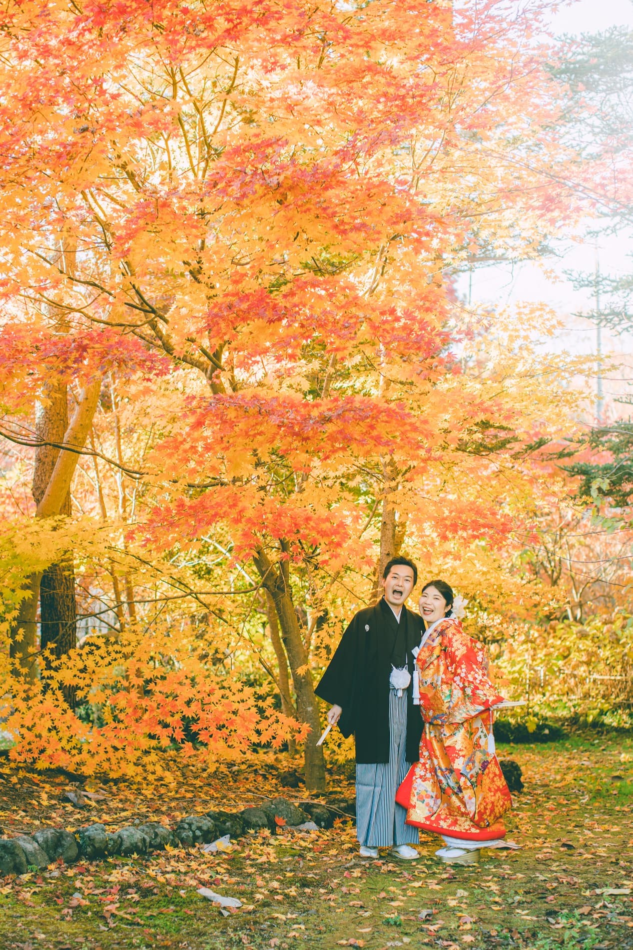 軽井沢前撮り 紅葉