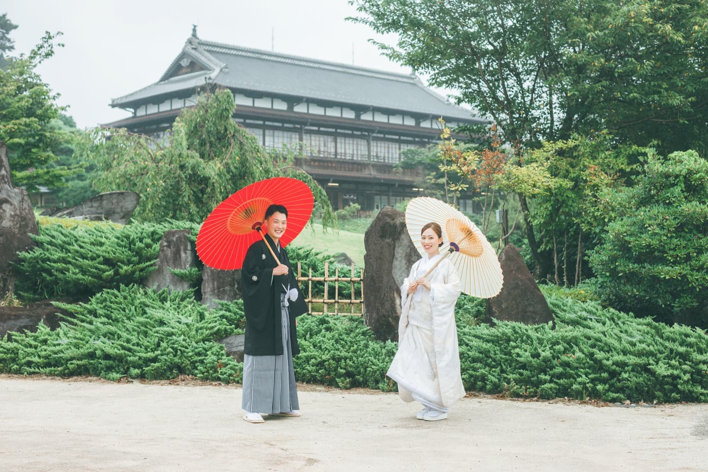 臨江閣前撮り