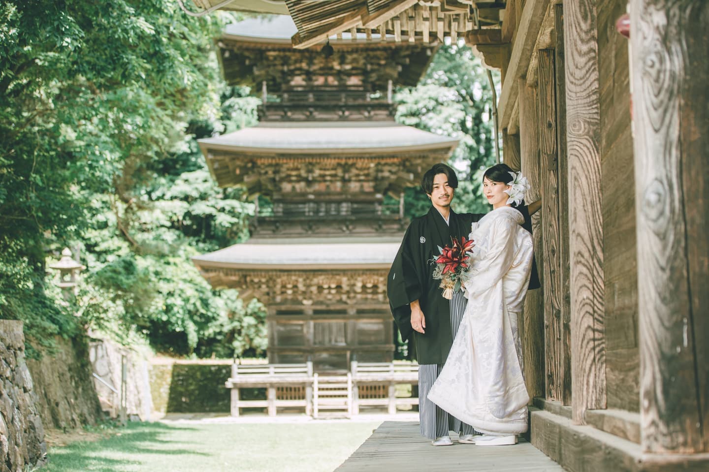軽井沢での和装フォトウェディング