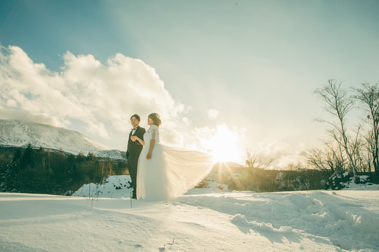 軽井沢冬フォトウェディング
