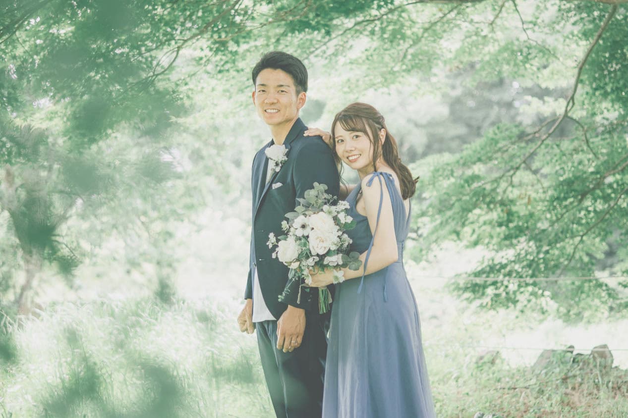 夏の軽井沢ウェディングロケ