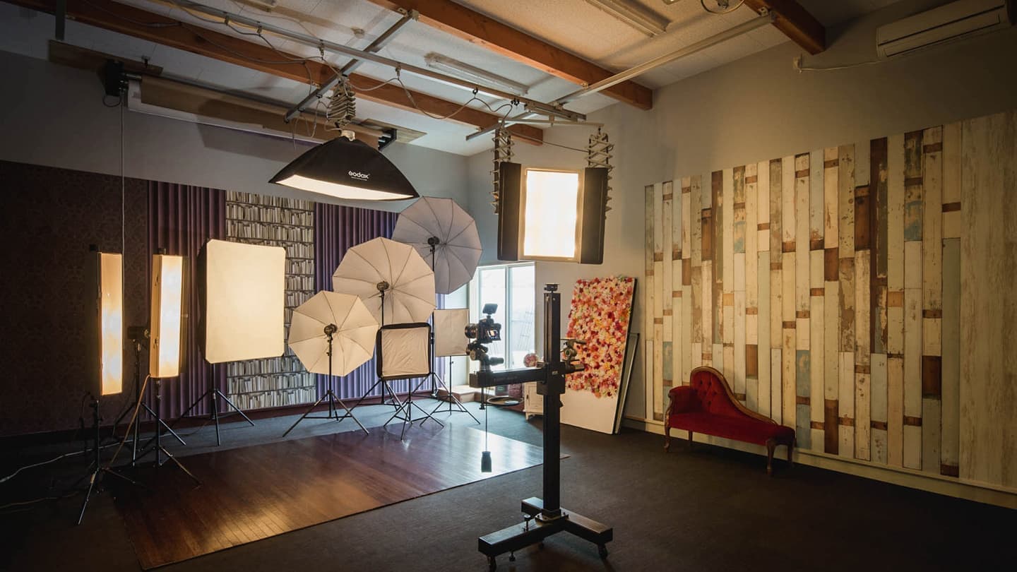 アールビースタジオの写真スタジオ